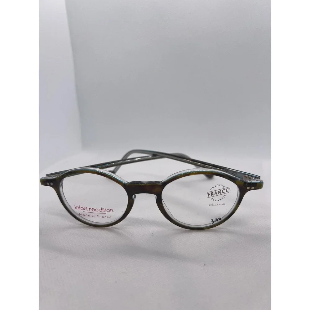 Lafont Reedition France Eyeglasses Frames Tortoise Oval‎ Designer Glasses